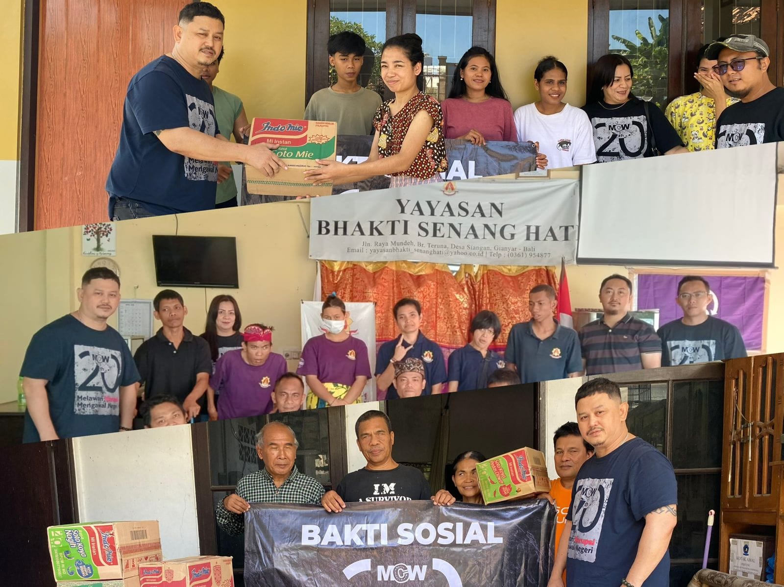 Dua Dekade MCW News (JMSI grup) : Rayakan HUT ke-20 dengan Aksi Sosial di Gianyar dan Denpasar