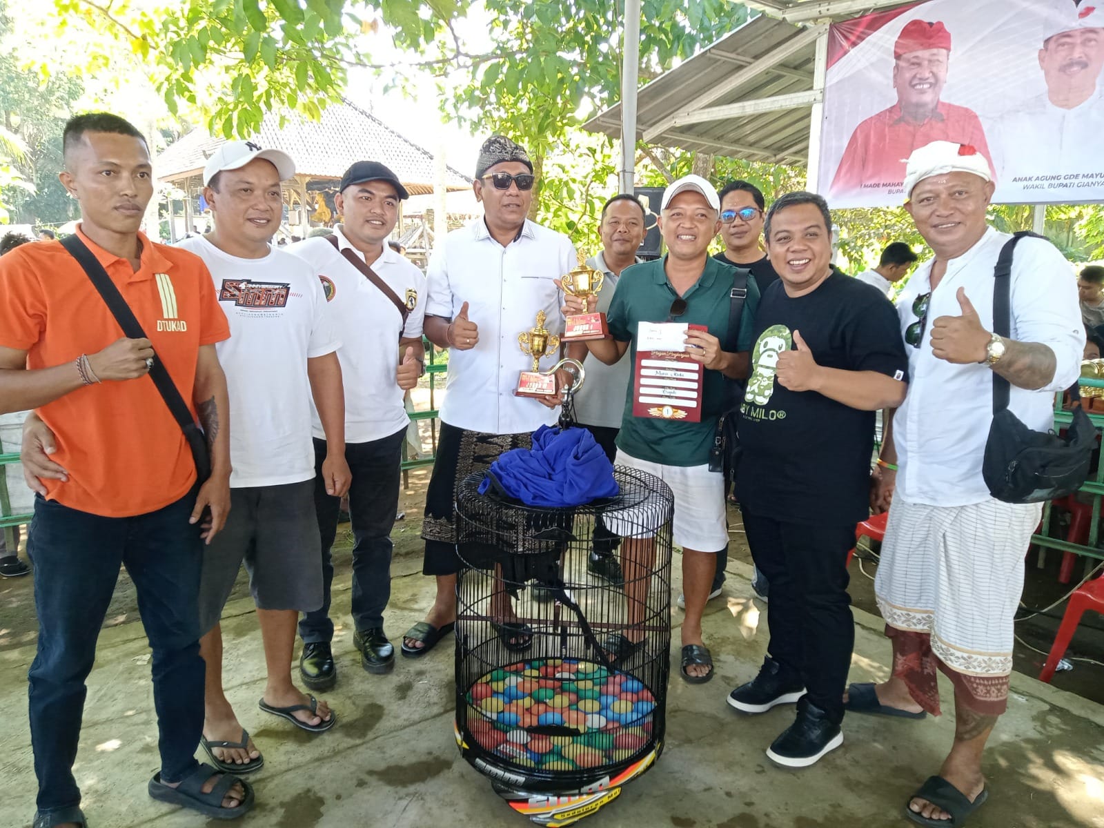 500 Peserta Banjiri Bumi Perkemahan Mawang, Adu Kicau di HUT Gianyar Dibuka Sekda