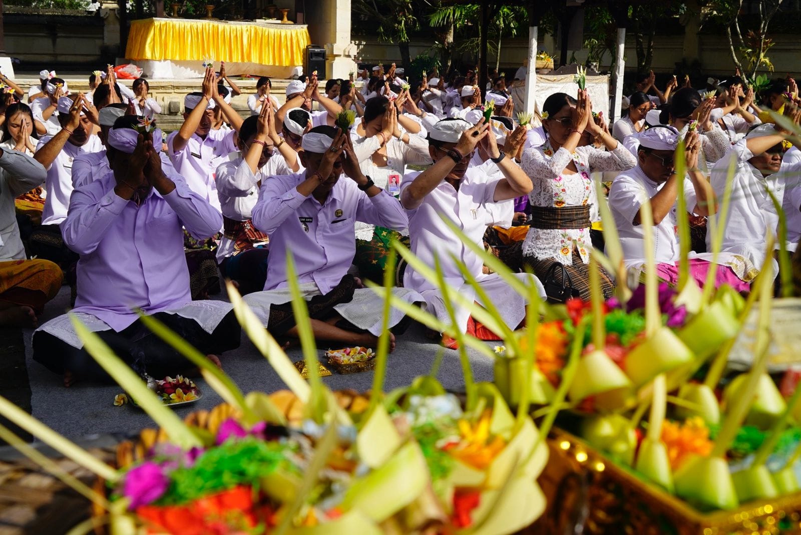 Peringati Hari Puputan ke-118 dan HUT Kota Semarapura, Pemkab Klungkung Gelar Doa Bersama di Pura Jagatnatha
