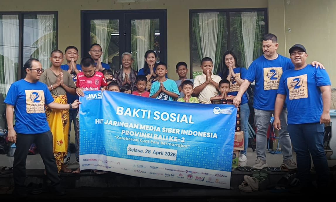 JMSI Bali Tandai Usia ke-2 dengan Aksi Sosial “Kolaborasi Kuat, Pers Bermartabat” di Tabanan