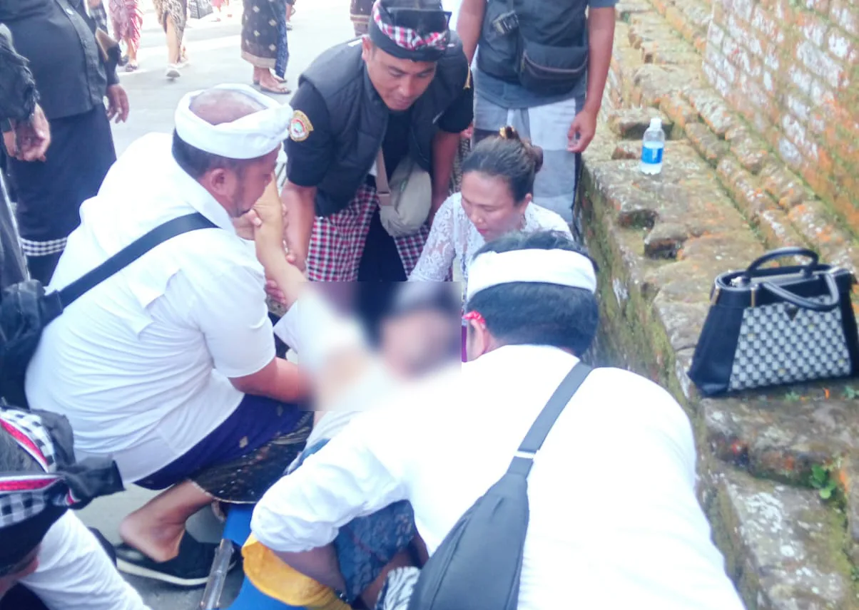 Alami Nyeri Dada, Gusti Ngurah Suka Meninggal Saat  Tangkil di Pura Besakih