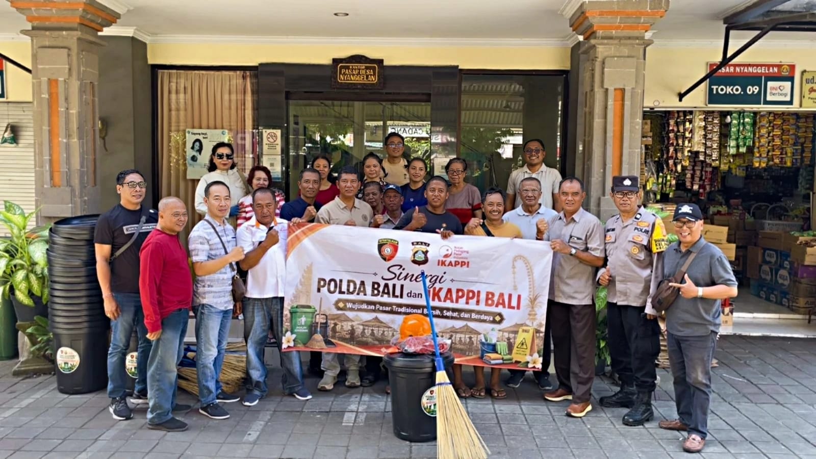 Antisipasi Gejolak Harga BBM, Polda Bali Gandeng IKAPPI Jaga Stabilitas Bahan Pokok di Pasar Tradisional