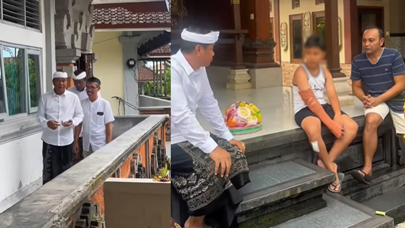 Siswa SMP Jatuh dari Lantai Dua, Ketua DPRD Gianyar Sidak Sekolah dan Tekankan Evaluasi Pengawasan
