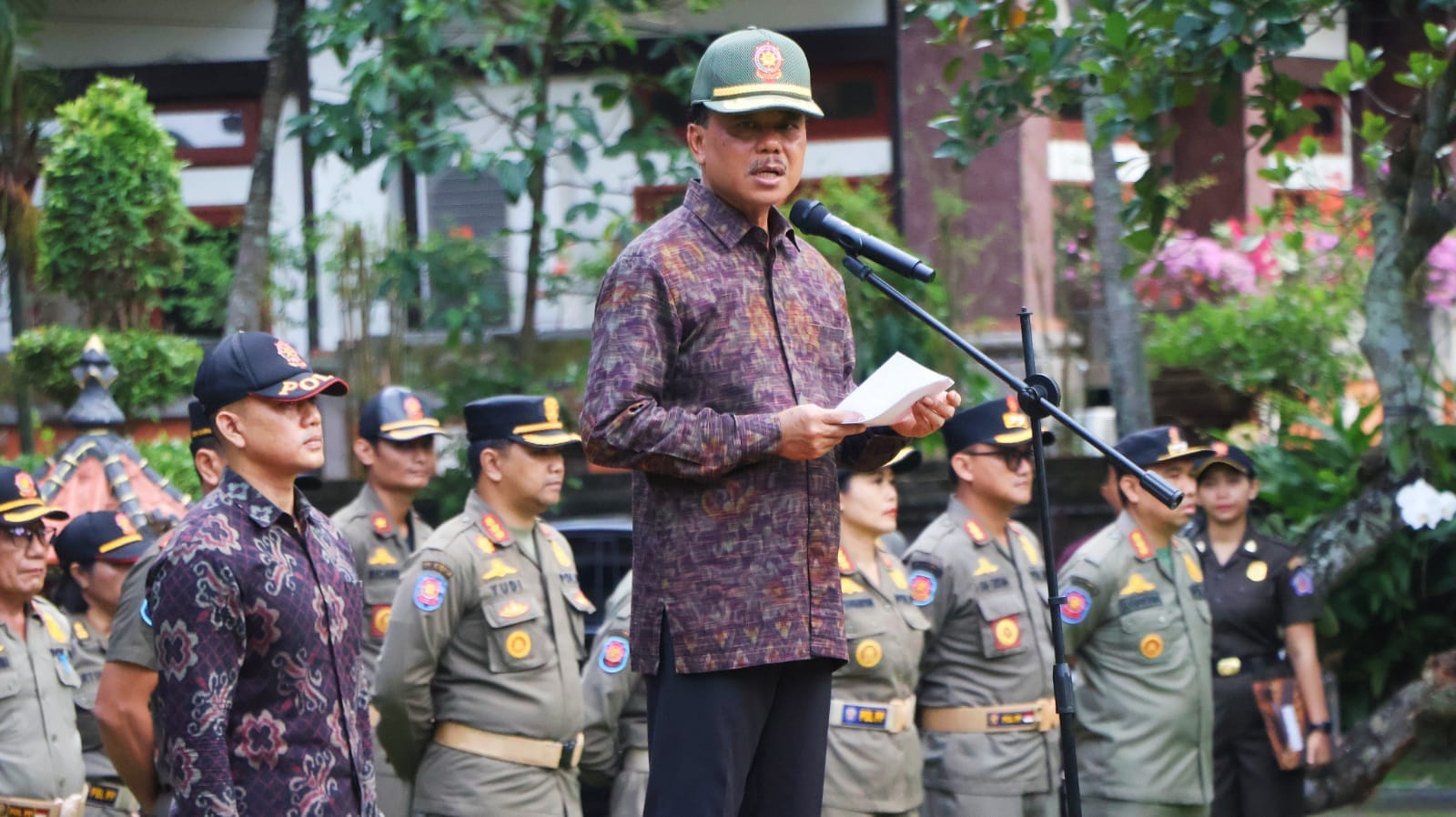 HUT ke-76 Satpol PP, Sekda Dewa Indra: Penegakan Perda Harus Humanis dan Edukatif