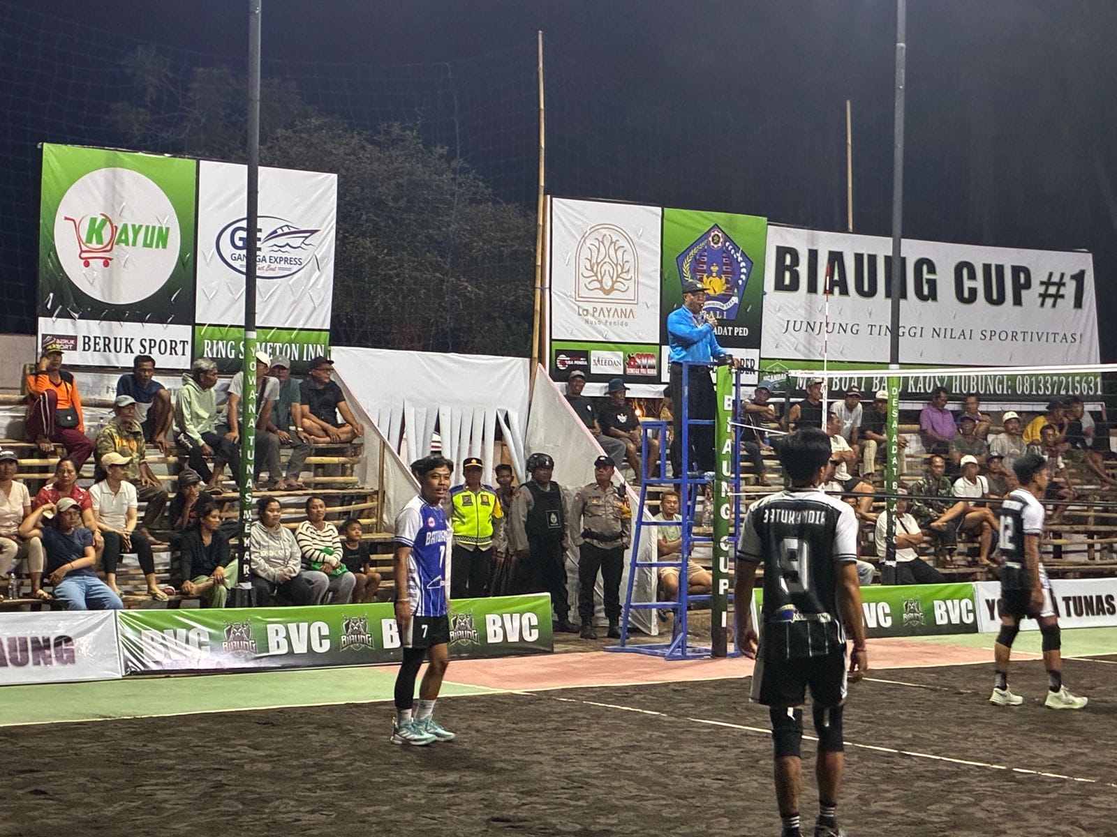 Antisipasi Gesekan, Turnamen Bola Voli Biaung Cup I – Dikawal ketat Polisi dan Pecalang