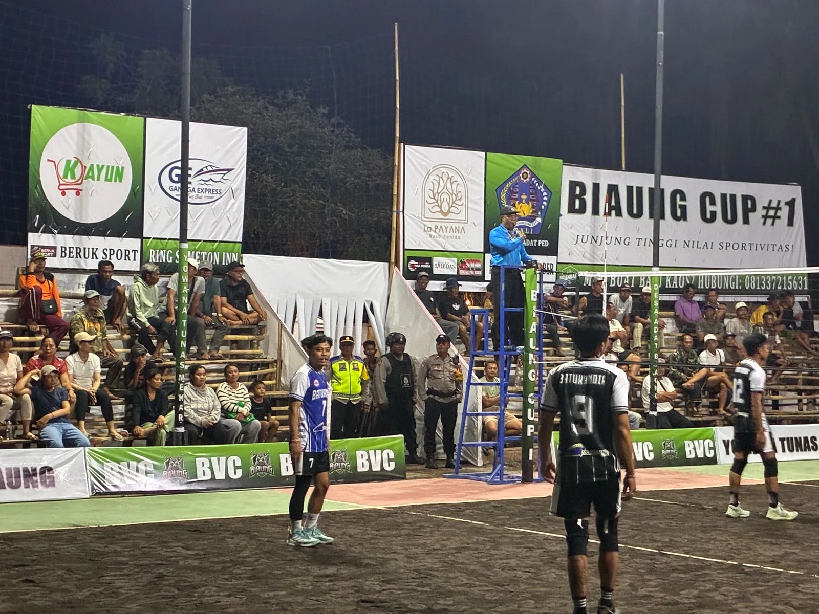 Antisipasi Gesekan, Turnamen Bola Voli Biaung Cup I – Dikawal ketat Polisi dan Pecalang
