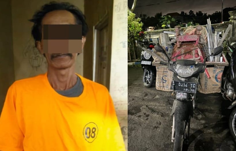 Nyaru Mulung, Gasak Dinamo Rp 7 Juta di Abiansemal, Dibongkar lalu Dijual ke Rongsokan