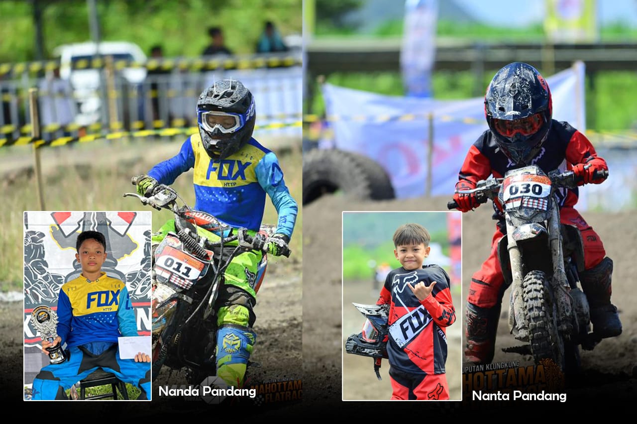 Kakak Beradik Nanda dan Nanta Pandang, Gemilang di Mahottama FlatRace 2026