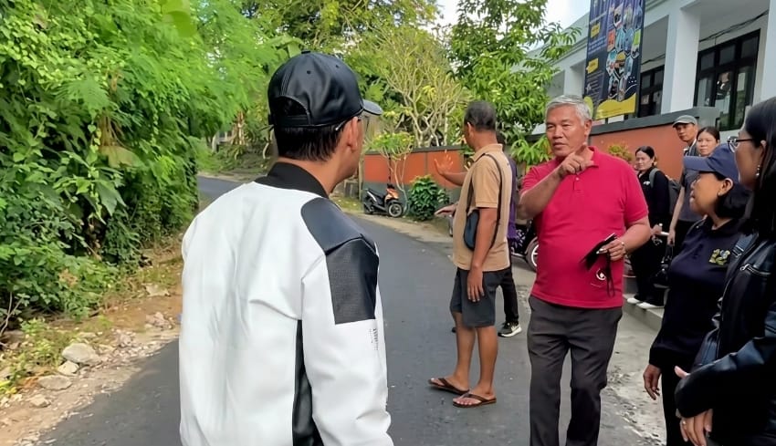 Proyek DAK Lahan Pariwisata Lembongan Disorot Dewan,  Atap Permukaan Jalan Bergelombang