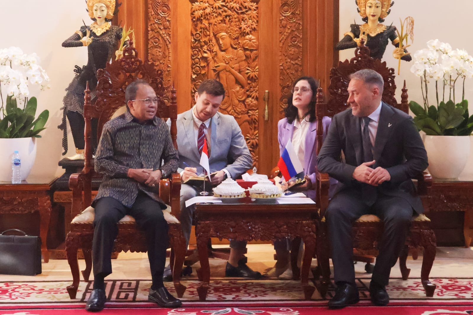 Terima Parlemen Saint Petersburg, Gubernur Koster Bidik Kerja Sama Budaya dan Transportasi Pariwisata Bali-Rusia