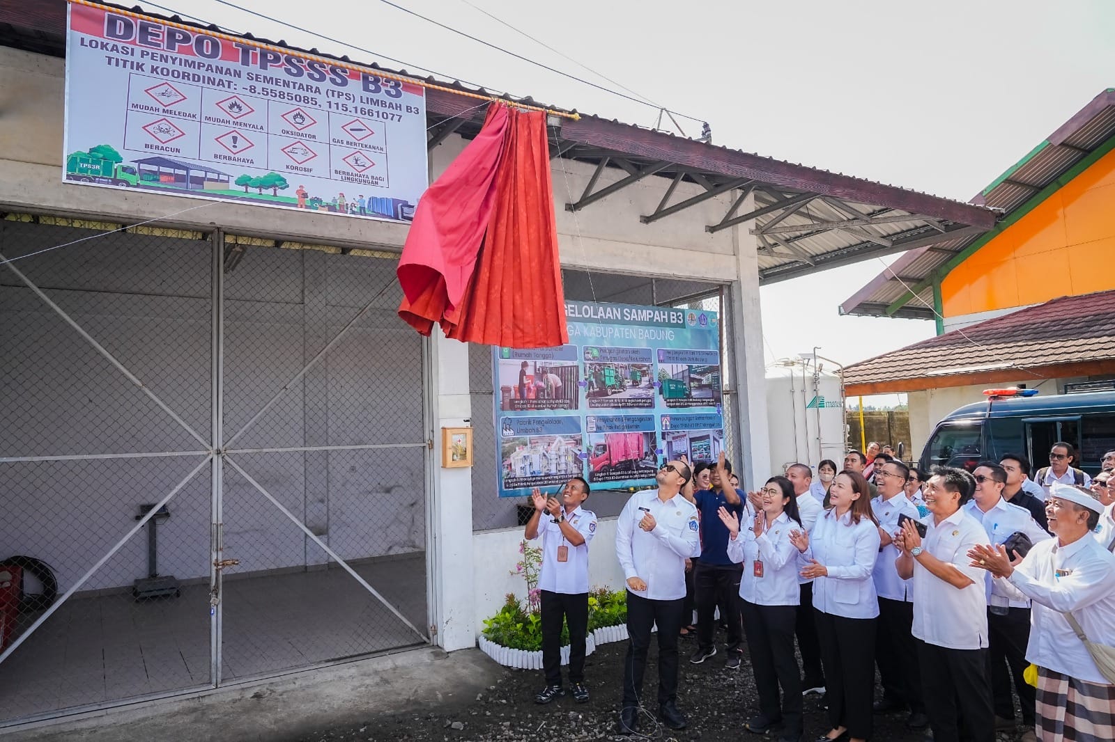 Atasi Ancaman Limbah Rumah Tangga Berbahaya, Pemkab Badung Luncurkan TPSSS-B3 di TPST Mengwitani