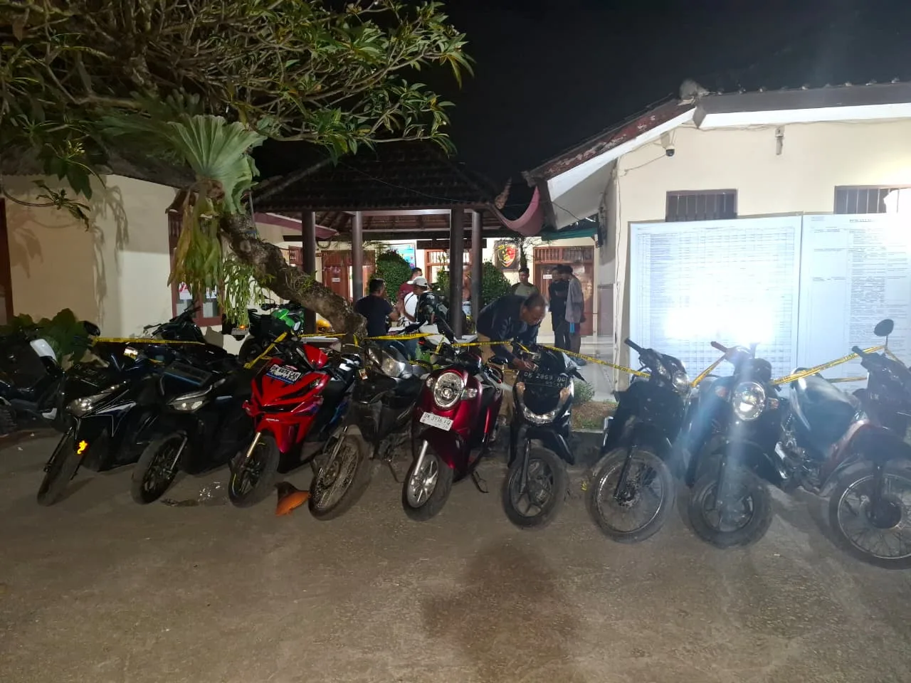 Dua Residivis Curanmor Lintas Daerah Sukses Dibekuk Polsek Sukawati, 11 Motor Disita