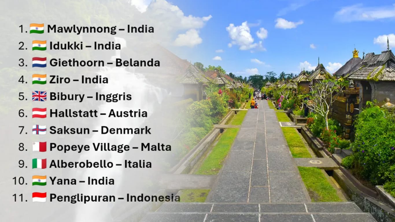 Menilik Rahasia Desa Terbersih di Dunia: Dari Budaya Harian di India hingga Ketegasan Aturan Adat Penglipuran Bali