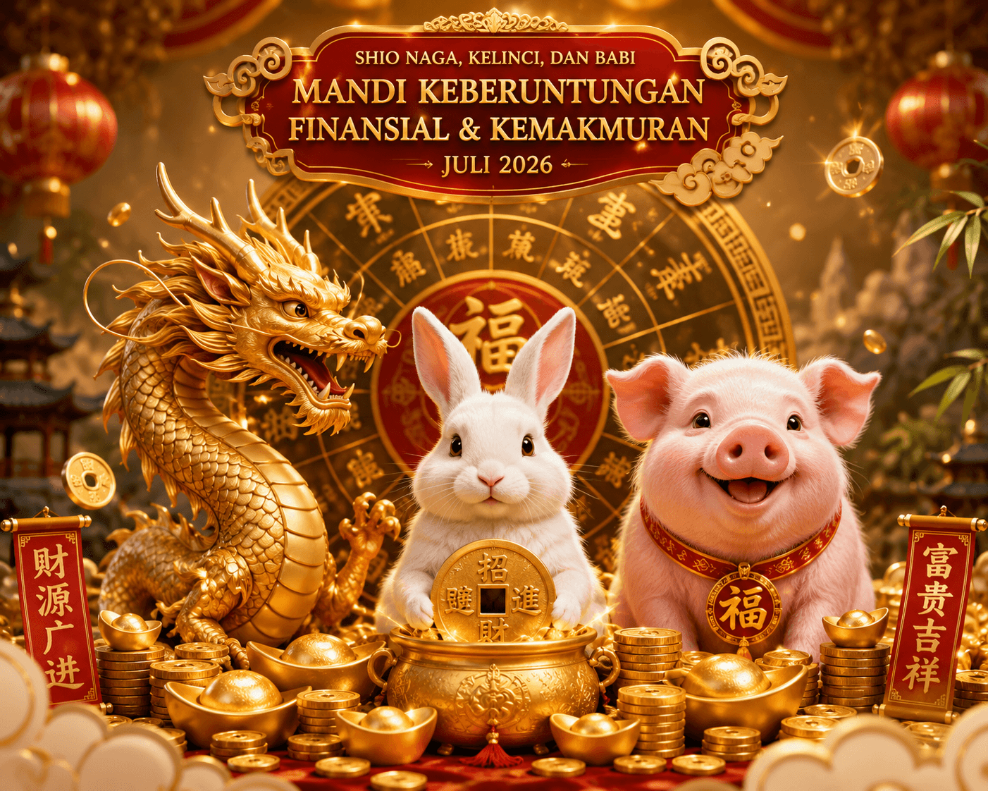Diapit Dua Hari Sakral, 3 Shio Ini Menarik Keberuntungan dan Kemakmuran Sepanjang Juli 2026