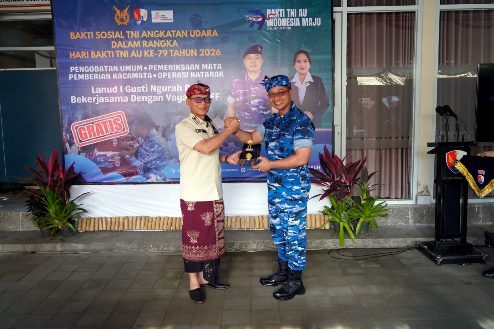 Peringati Hari Bakti ke-79 TNI AU, Bupati Klungkung Apresiasi Layanan Kesehatan Gratis untuk Warga Desa Besan