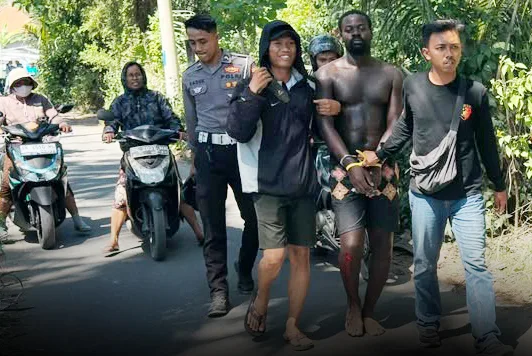 WN Inggris Ditangkap di Bukit, Usai Gasak Tas Turis Prancis di Nusa Penida