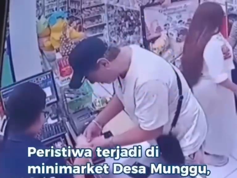 Modal Trik Tangan Kilat, WNA Lansia Asal Iran Kuras Laci Kasir Minimarket di Munggu