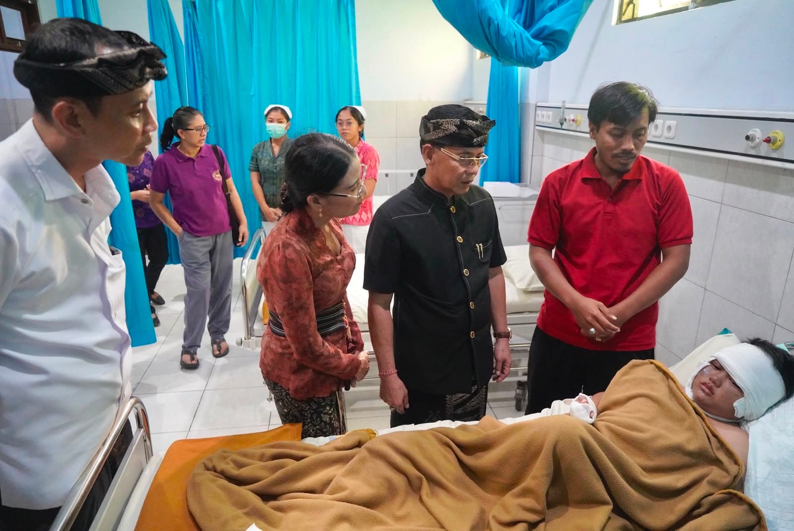 Pastikan Korban Balon Gas Dapat Penanganan Medis Maksimal, Bupati Larang Penggunaan Balon Gas di Serimonial Event