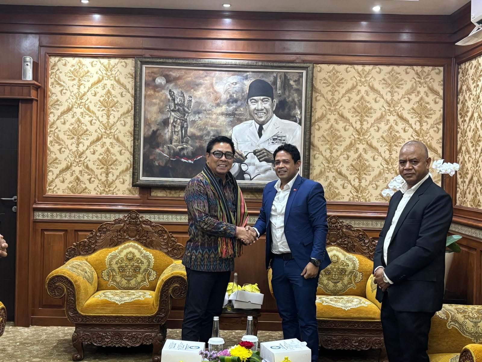 Terima Konjen Timor Leste, Wawali Arya Wibawa Jajaki Kerja Sama Ekonomi hingga Budaya