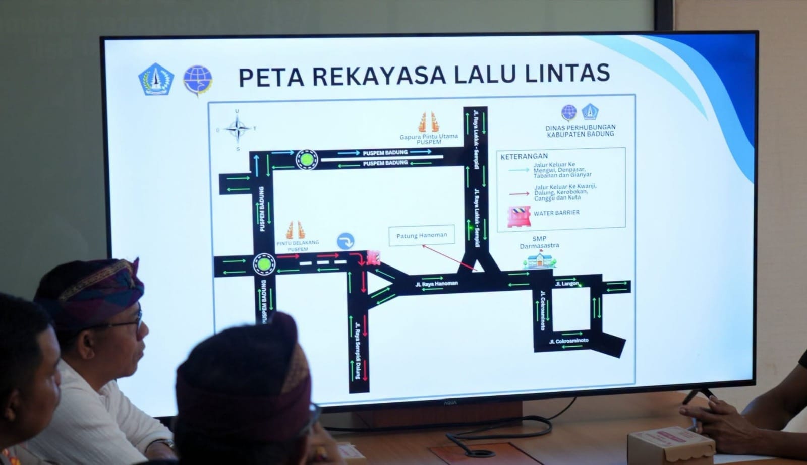Urai Kepadatan Jam Pulang Pegawai, Dishub Badung Siapkan Uji Coba Rekayasa Lalu Lintas di Kawasan Puspem