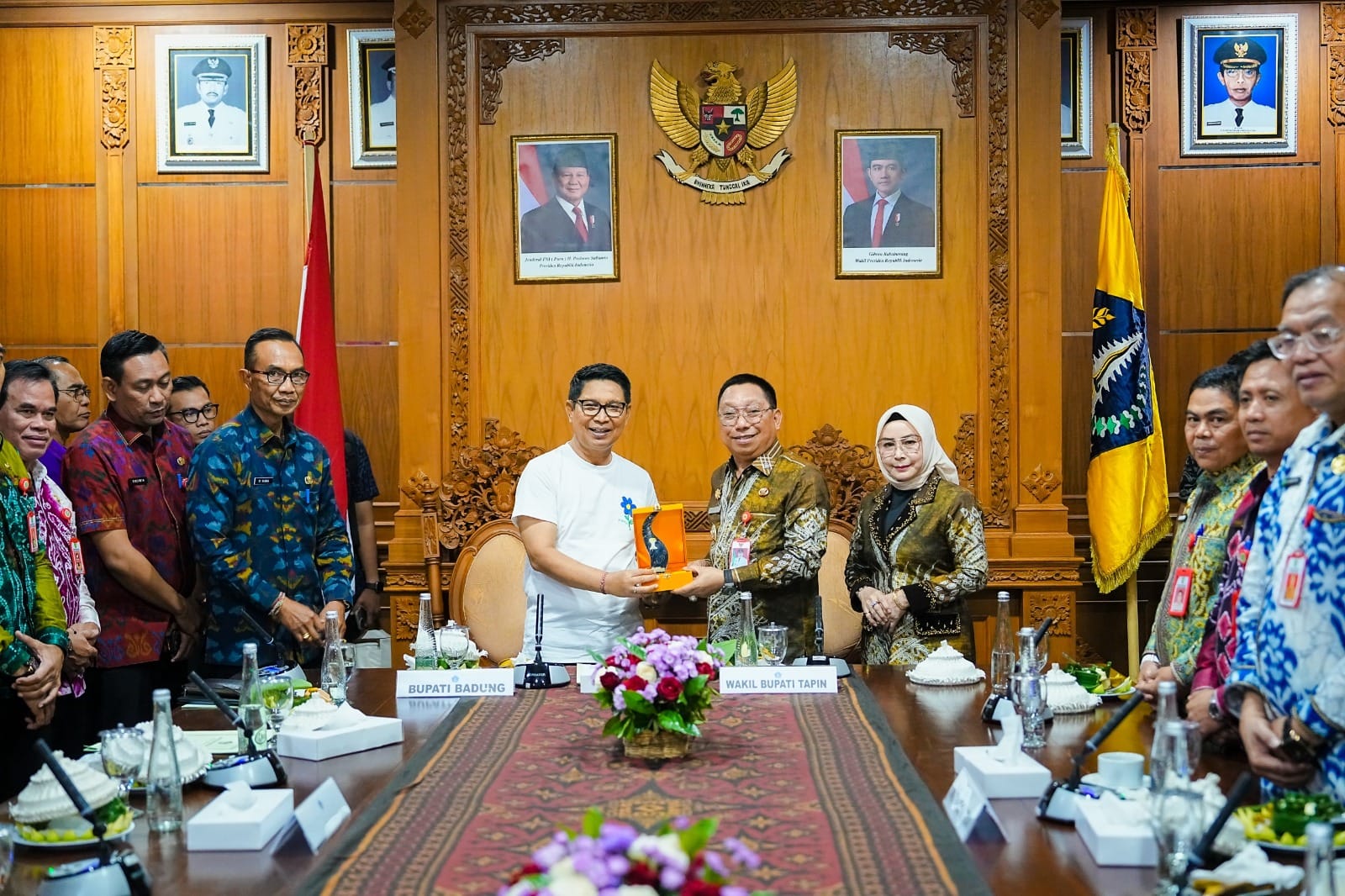 Studi Tiru BUMD Pangan & Distribusi Beras, Pemkab Tapin Berguru ke Kabupaten Badung