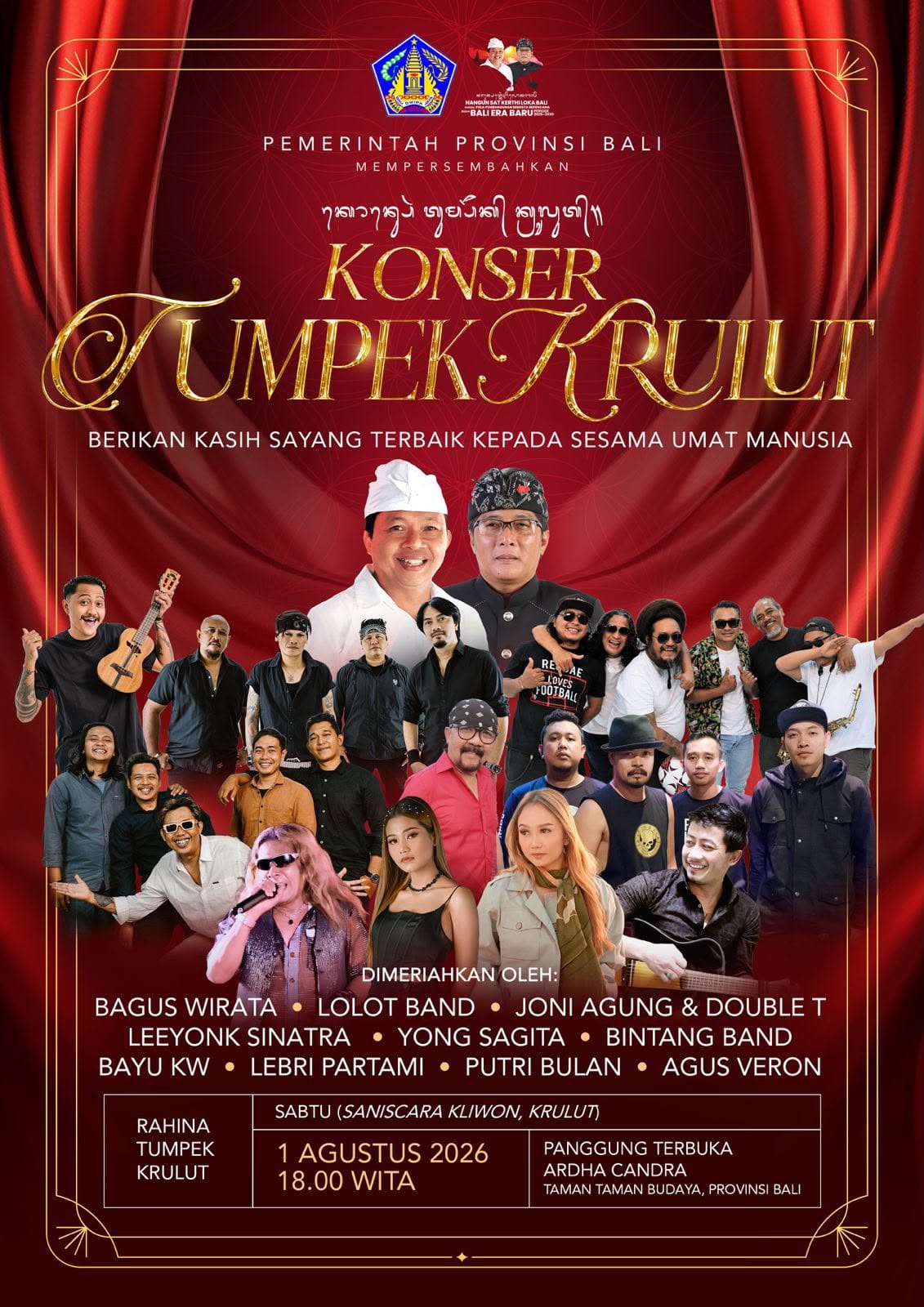 Maknai Rahina Tumpek Krulut dengan Kasih Sayang, Gubernur Koster Instruksikan Layanan Kesehatan Gratis Serentak se-Bali
