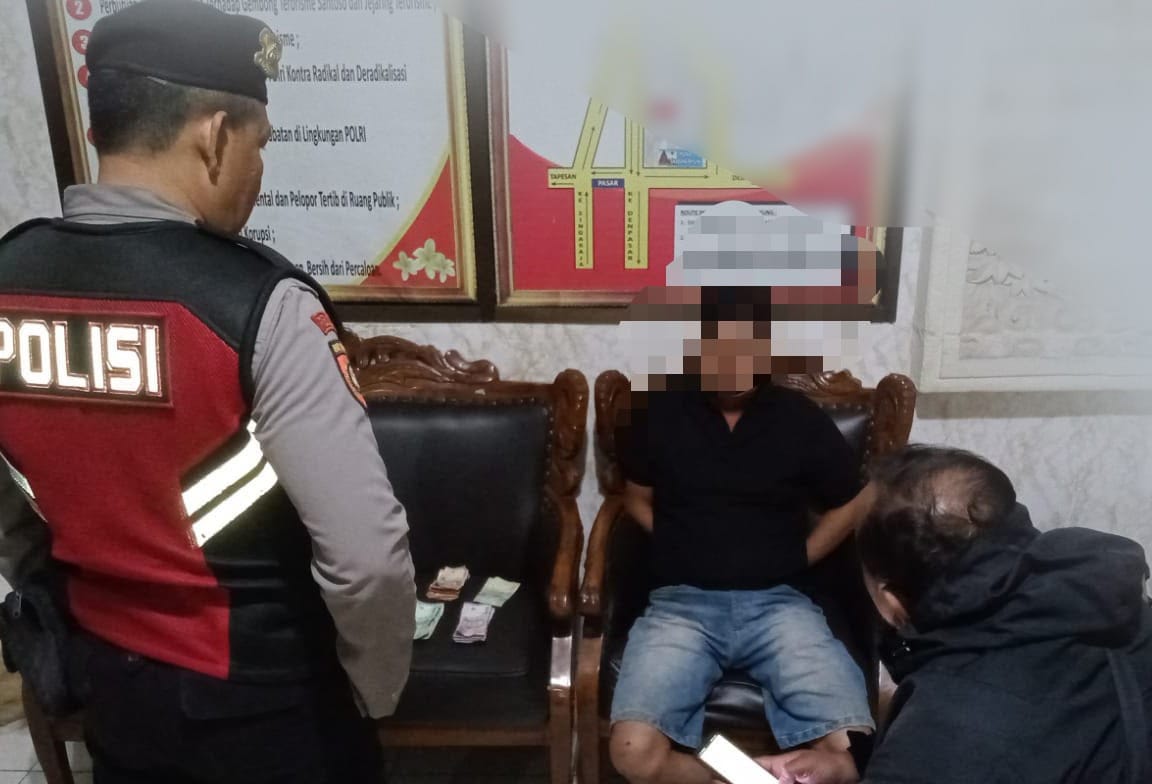 Modus Belanja Sembako Cari Kembalian Uang Asli, Pria Asal Kediri Ditangkap Warga di Pasar Mengwi Badung