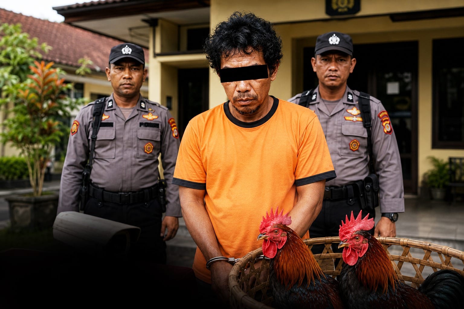Residivis Kembali Beraksi, Pelaku Pencurian Ayam Jantan di Sinabun Diringkus Polsek Sawan