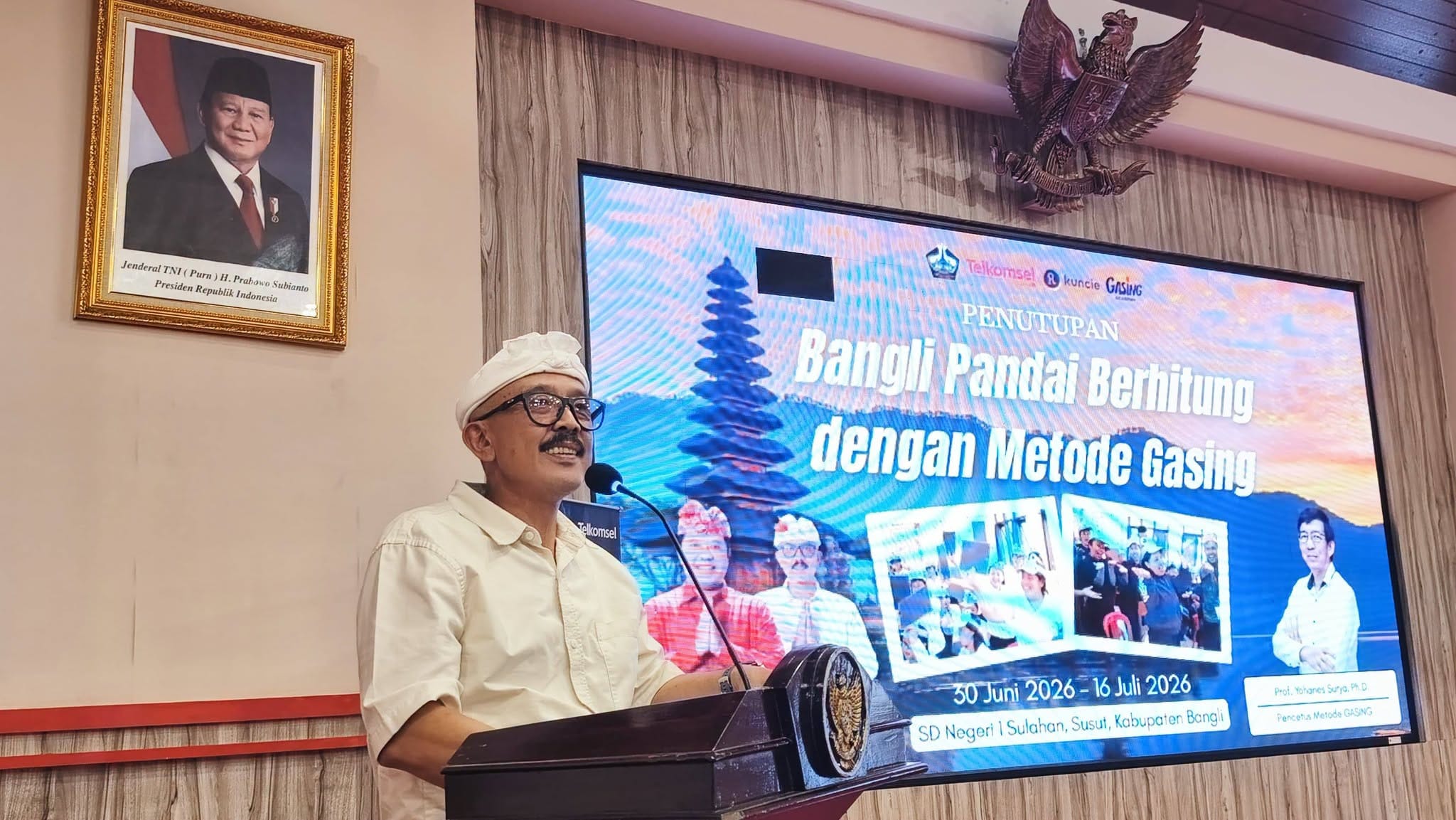 15 Hari Seminar Nasional GASING di Bangli, Wabup Diar ; Pondasi Bangli Maju