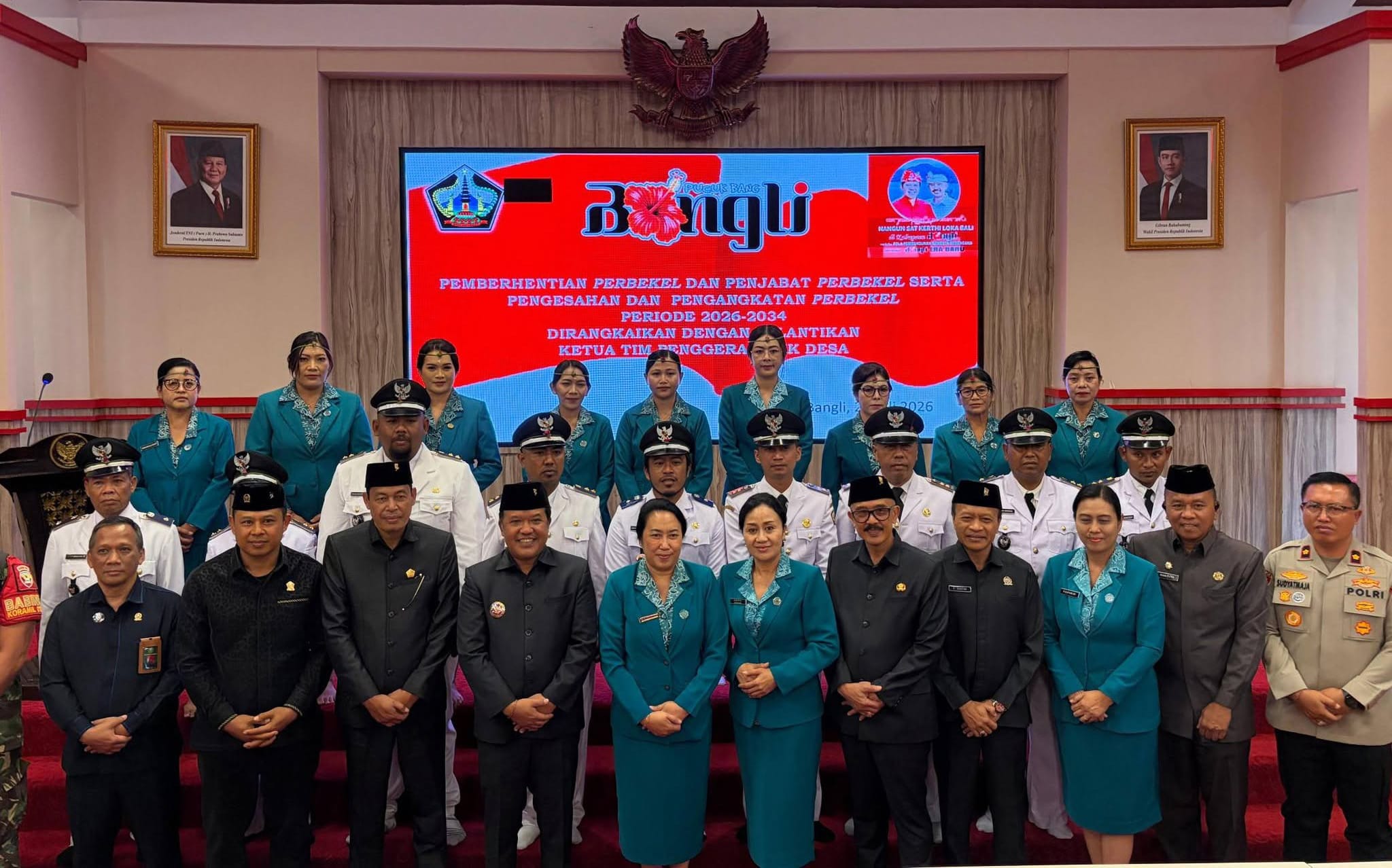 Pimpinan DPRD Bangli Hadiri Pelantikan Sembilan Perbekel Masa Jabatan 2026–2034, Tegaskan Komitmen Sinergi Desa-Daerah
