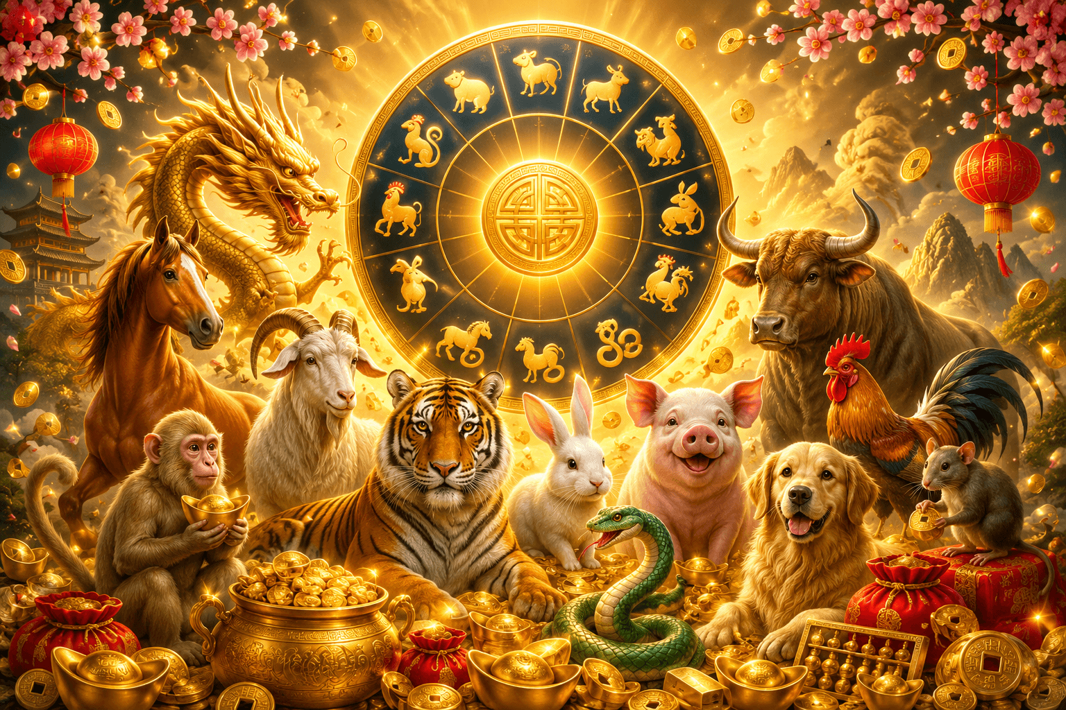 Peluang Cuan dan Reset Nasib ! 4 Shio Ini Diprediksi Alami Lonjakan Hidup Luar Biasa Mulai Senin, 13 Juli 2026