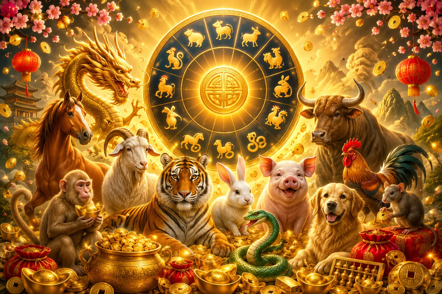 Peluang Cuan dan Reset Nasib ! 4 Shio Ini Diprediksi Alami Lonjakan Hidup Luar Biasa Mulai Senin, 13 Juli 2026