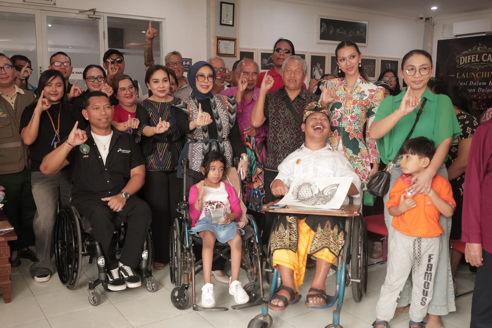 Gelar Pesona Difabel di Graha Nawasena, Pemkot Denpasar Rangkul 5 Organisasi dan Penyintas Skizofrenia