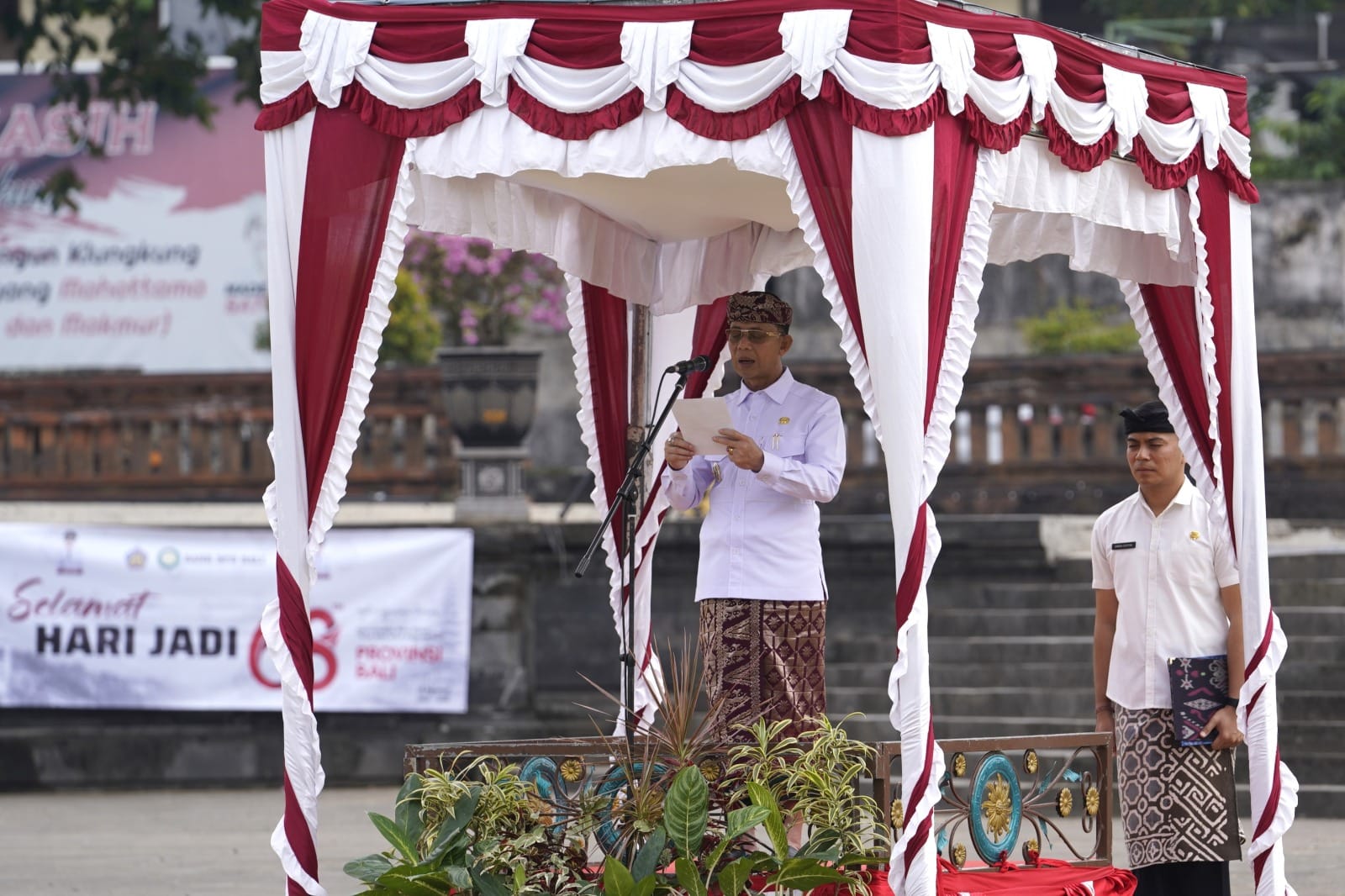 Refleksi Hari Jadi Bali ke-68, Bupati Made Satria Siap Perjuangkan Infrastruktur Klungkung ke Pusat