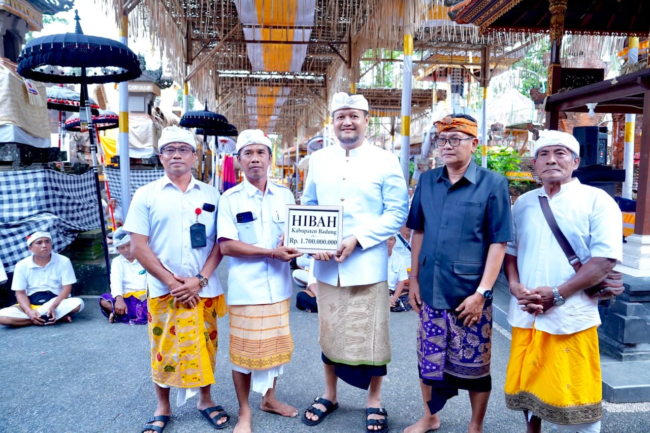 Pura Dalem Batubayan Gelar Karya Agung, Pemkab Badung Hibahkan Rp1,7 Miliar