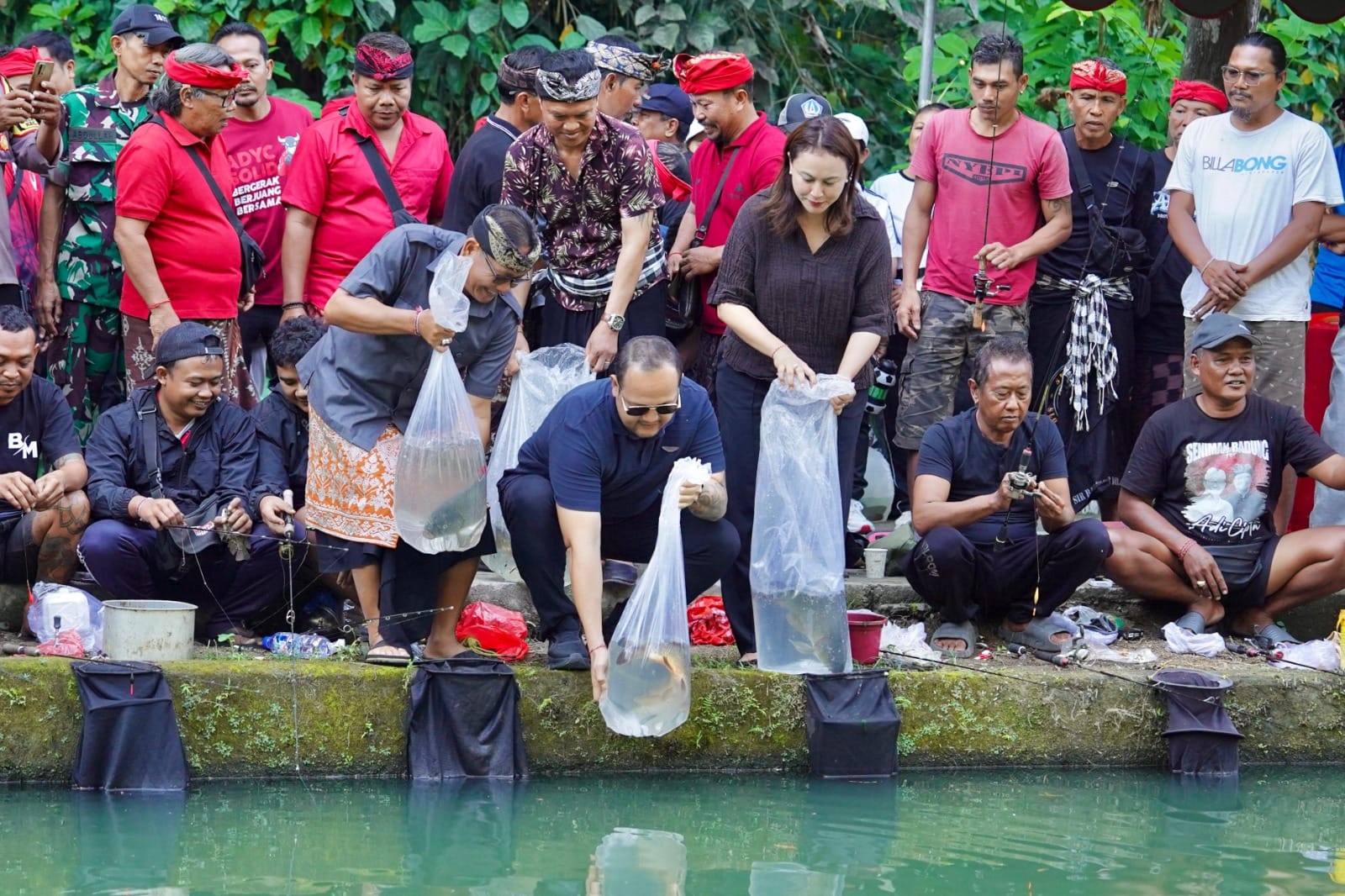 Lomba Mancing Semeton Pande Abiansemal Digelar, Wabup Badung Puji Aksi Jaga Aliran Air Subak Guming