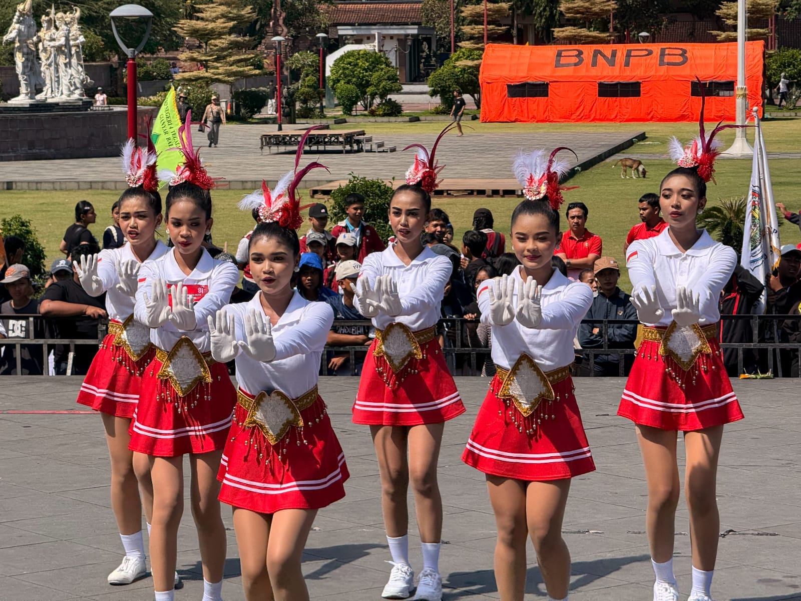 Aksi SMP Se-Gianyar Unjuk Kebolehan di Jalanan ! Tampilkan Kreasi Hingga Ketepatan Waktu