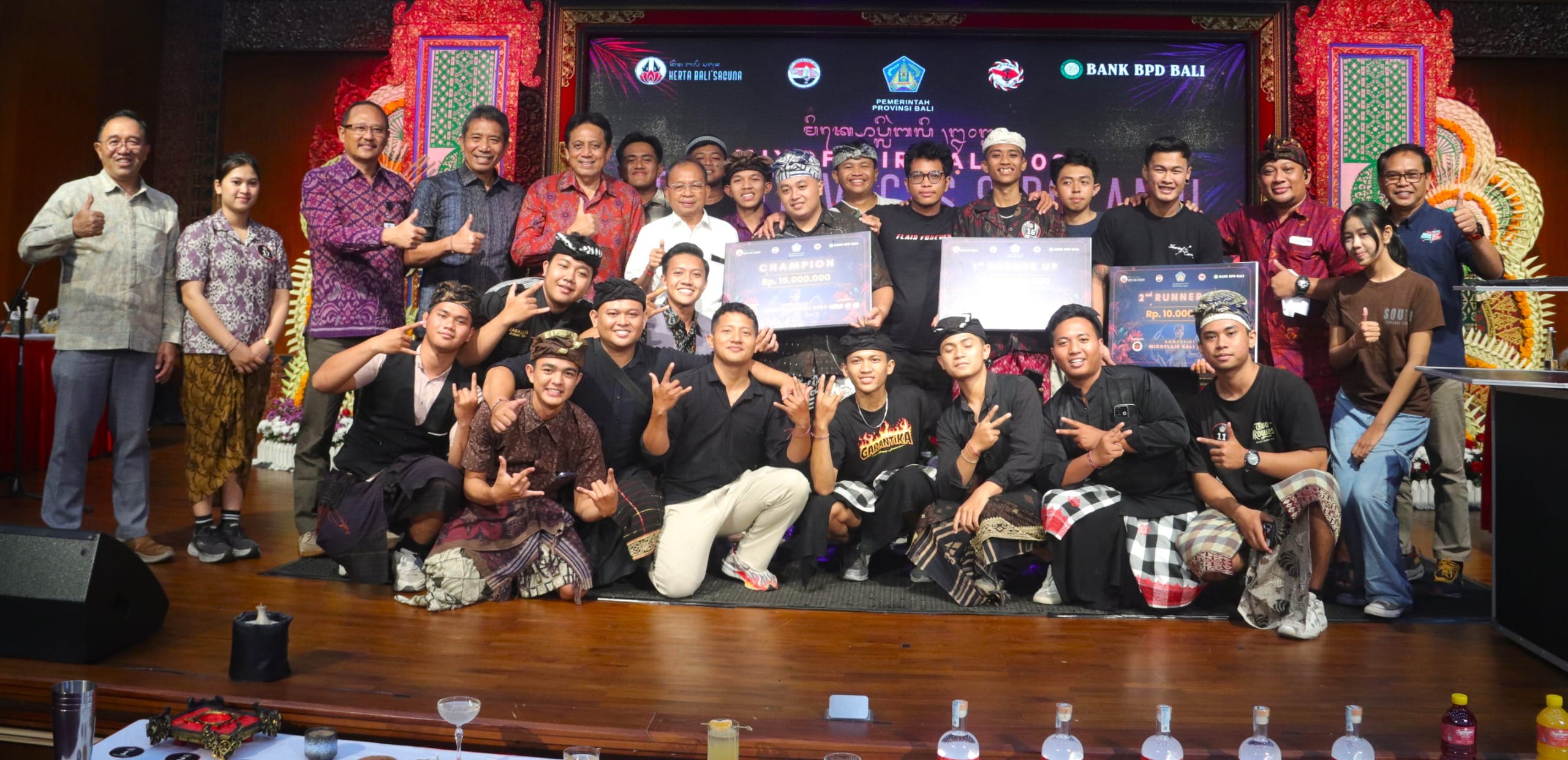 Angkat Nilai Arak Bali, Gubernur Koster Tantang 23 Bartender Muda Unjuk Aksi Akrobatik di Kertha Saba