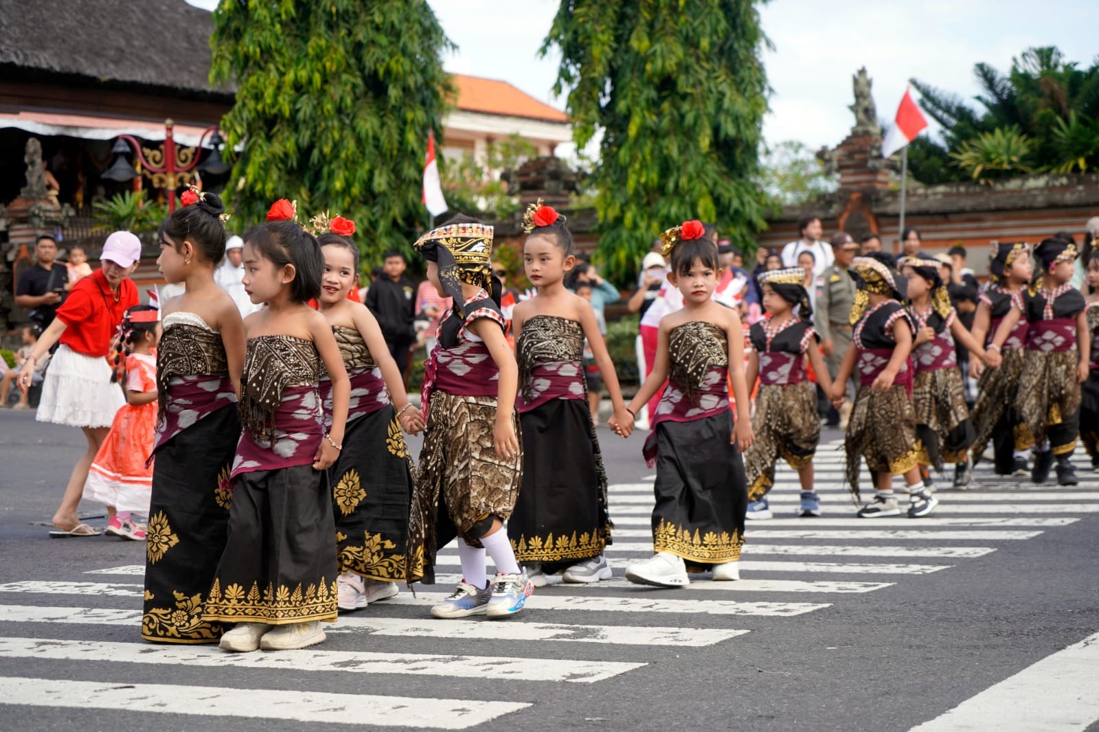 Warnai HUT ke-81 RI di Klungkung, Ratusan Siswa PAUD dan SD Tampil Memukau dalam Parade Budaya