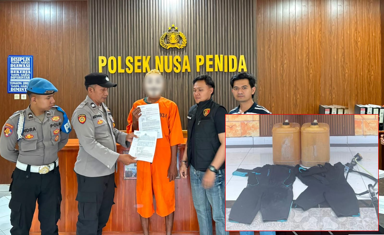 Tim Jalak Nusa Ringkus Pemuda Sumbawa, Pencuri Kano dan Pertamax di Tempat Kerja
