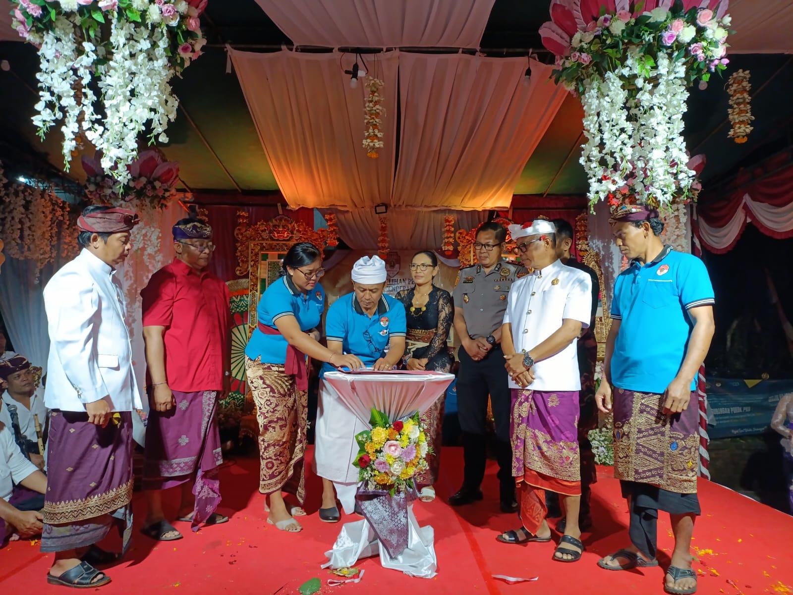 Dikemas Meriah Layaknya Pilkada, Pengundian Nomor Urut Pilkel Kenderan Gianyar