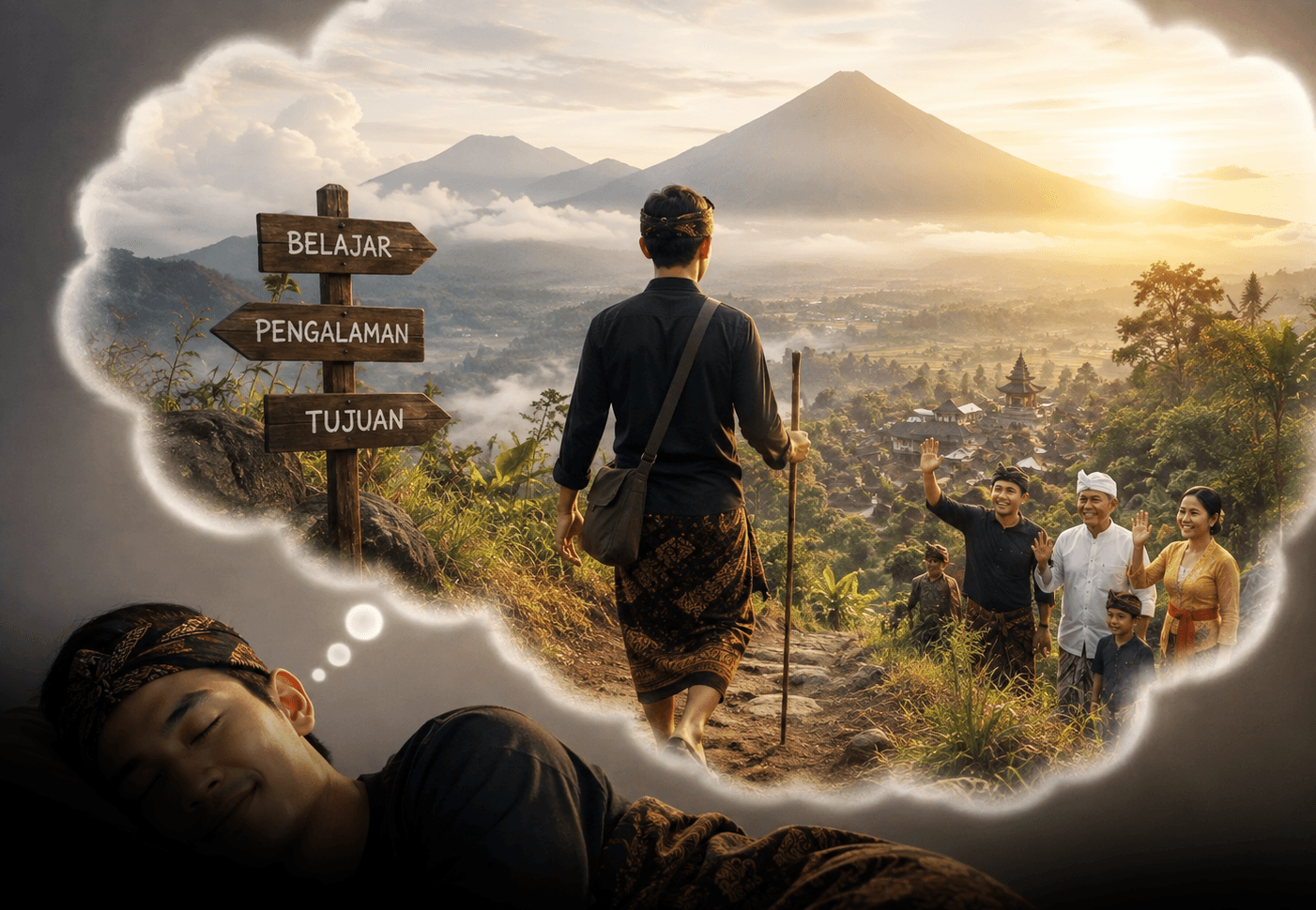 Arti Mimpi Turun Gunung Menurut Primbon dan Psikologi : Tanda Kemunduran atau Introspeksi Diri