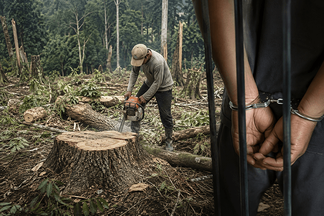 Penebang 193 Pohon di Hutan Lindung Kintamani Divonis Penjara
