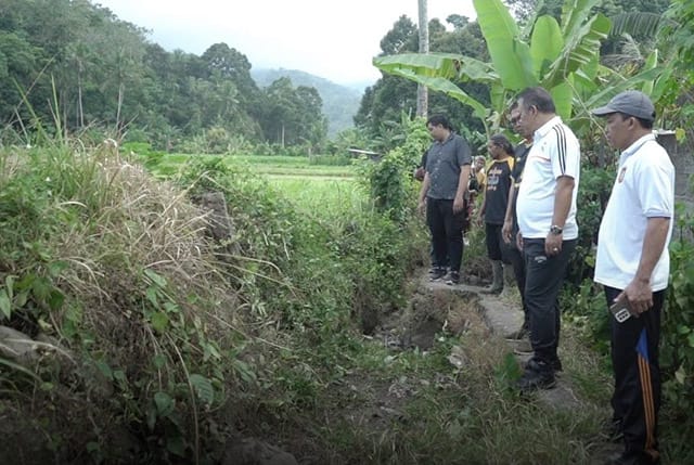 Irigasi Subak Rusak, Wabup Guru Pandu Usul Penanganan ke Kementerian Pertanian RI