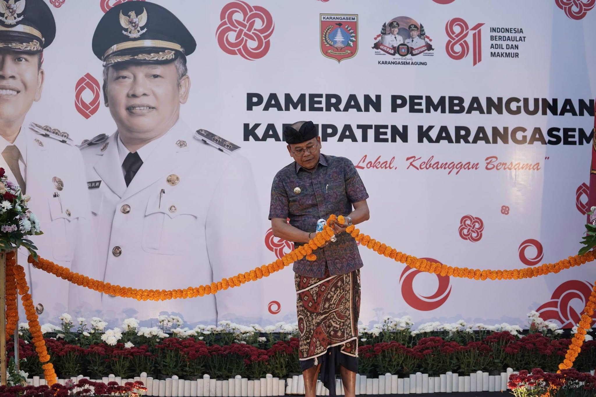 Buka Pameran Pembangunan di Taman Budaya Candrabuana, Bupati Parwata Dorong Kemajuan Ekonomi Berbasis Budaya