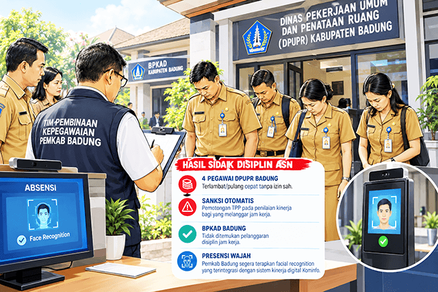 Ketahuan Bolos saat Sidak, TPP 4 Pegawai Dinas PU Badung Siap-Siap Dipotong