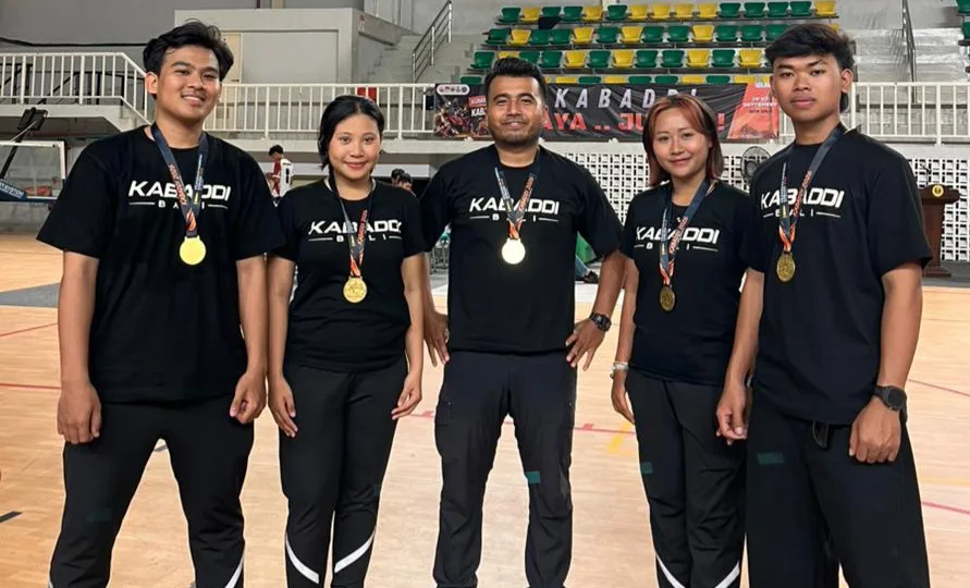 Tampil Gemilang di GOR UNJ, Atlet Kabaddi Klungkung Sabet 4 Medali Emas untuk Bali