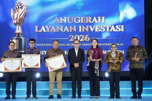 Gianyar  Terbaik III Nasional Anugerah Layanan Investasi 2026
