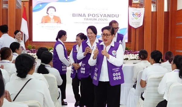 Buka Bimtek 111 Kader Bangli, Ny. Putri Koster Tegaskan Paradigma Baru Posyandu di Bali