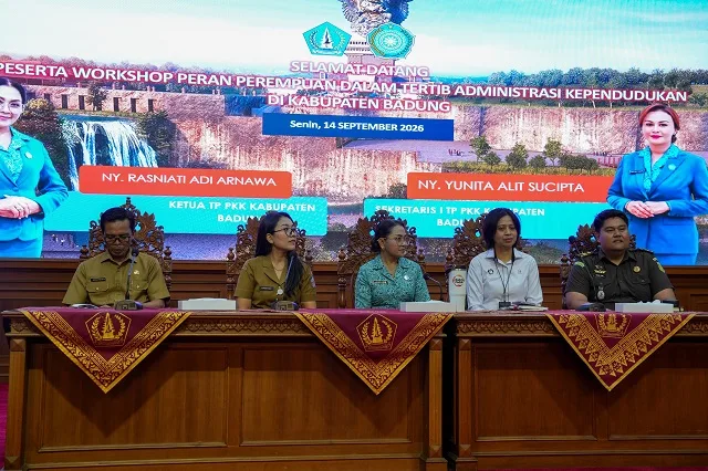 Workshop Tertib Adduk, Ketua TP PKK Badung Tekankan Peran Perempuan Mulai dari Keluarga